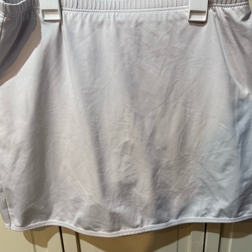 White Tennis Skirt w/ ball holder